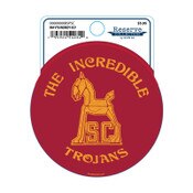 USC Trojans SC Incredible Trojans Vintage Round Sticker